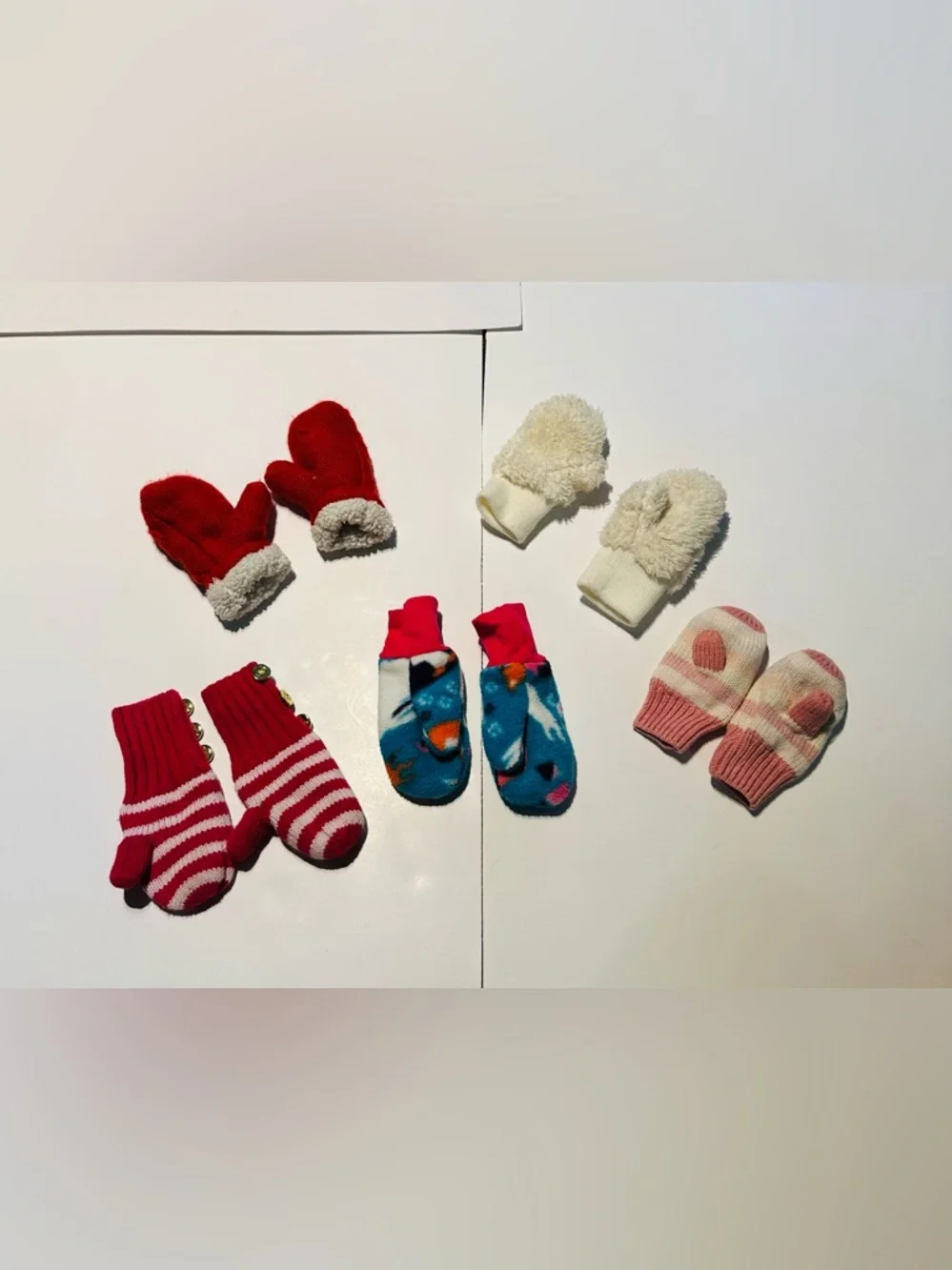 Patagonia, Gap & Old Navy Toddler Gloves - 5 Pairs